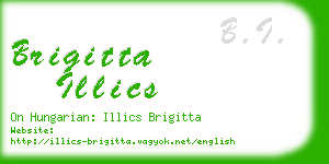 brigitta illics business card